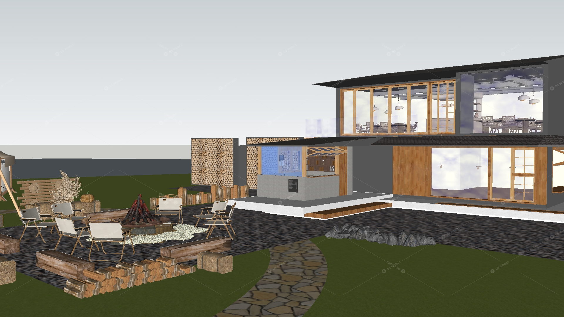 Restaurant Spaces 3D Models 2