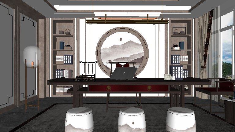 Chinese Study Room