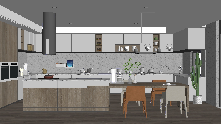 Modern Open Kitchen