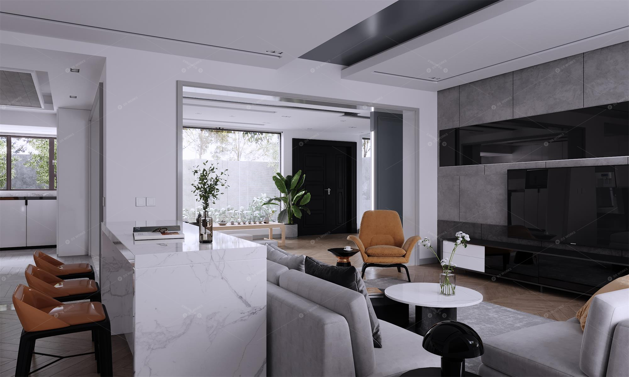 Living Rooms 3D Models 3