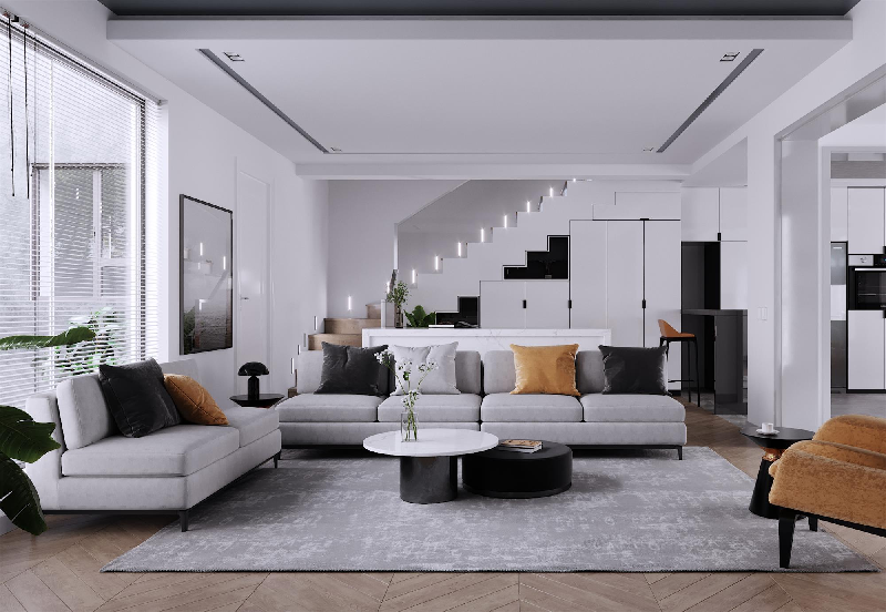 Modern Villa Living Room