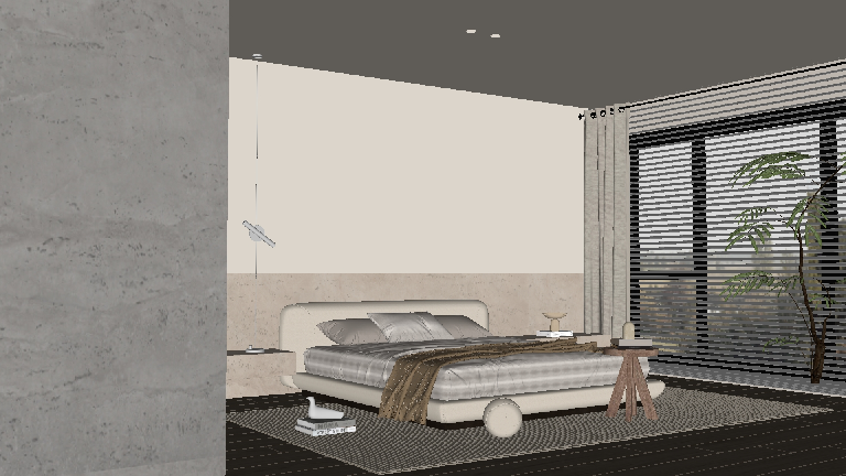 Minimalist Double Bed
