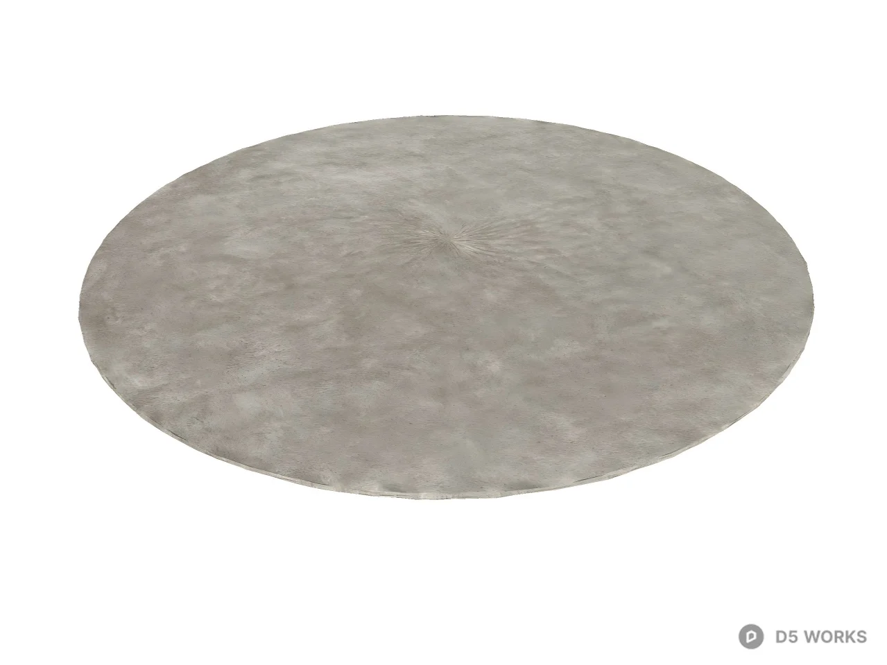 Grey Rug 3d model thumbnail 2
