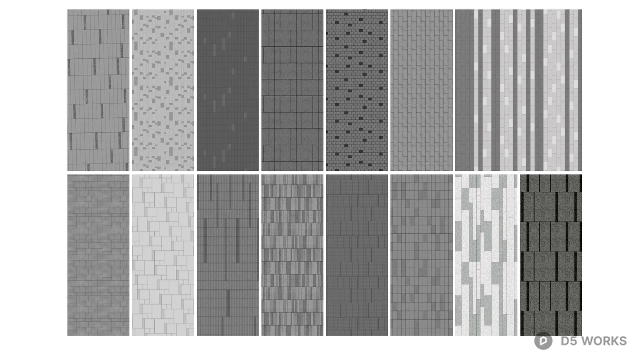 Free Pavement Patterns Collection 3D Model .skp