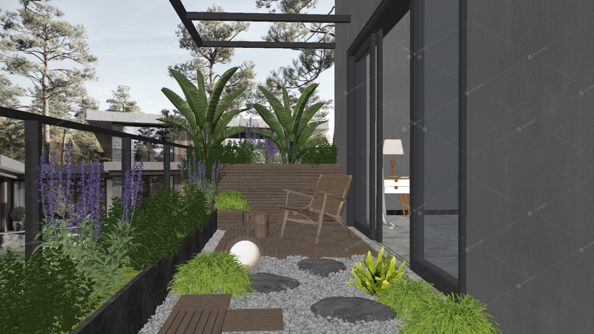 Gardens & Balconies 3D Models
