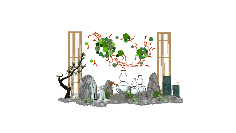 Chinese Courtyard Landscapes