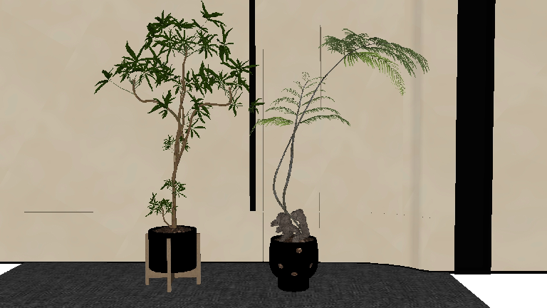 Modern Potted Plant