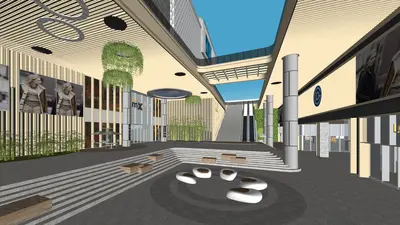 Modern Shopping Mall Spaces