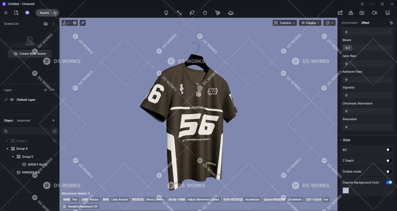 Clothes 3d model thumbnail 2