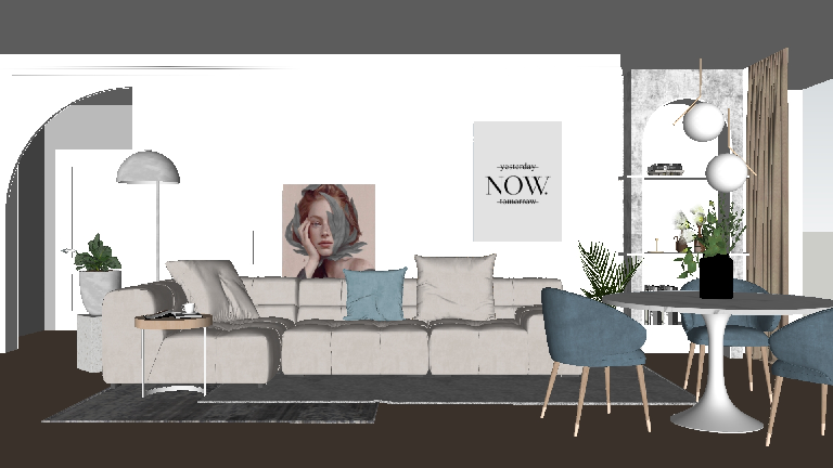 Modern Home Living Room