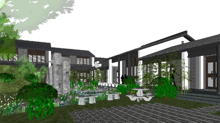 Chinese Courtyard Landscapes