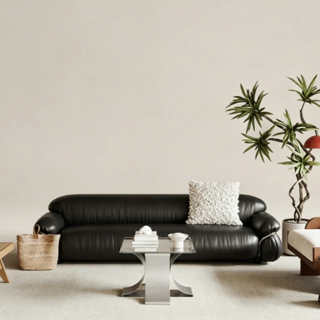 Modern Eclectic Living Room Furniture Set 3d model