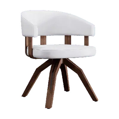Valle Dining Chair 01 3d model