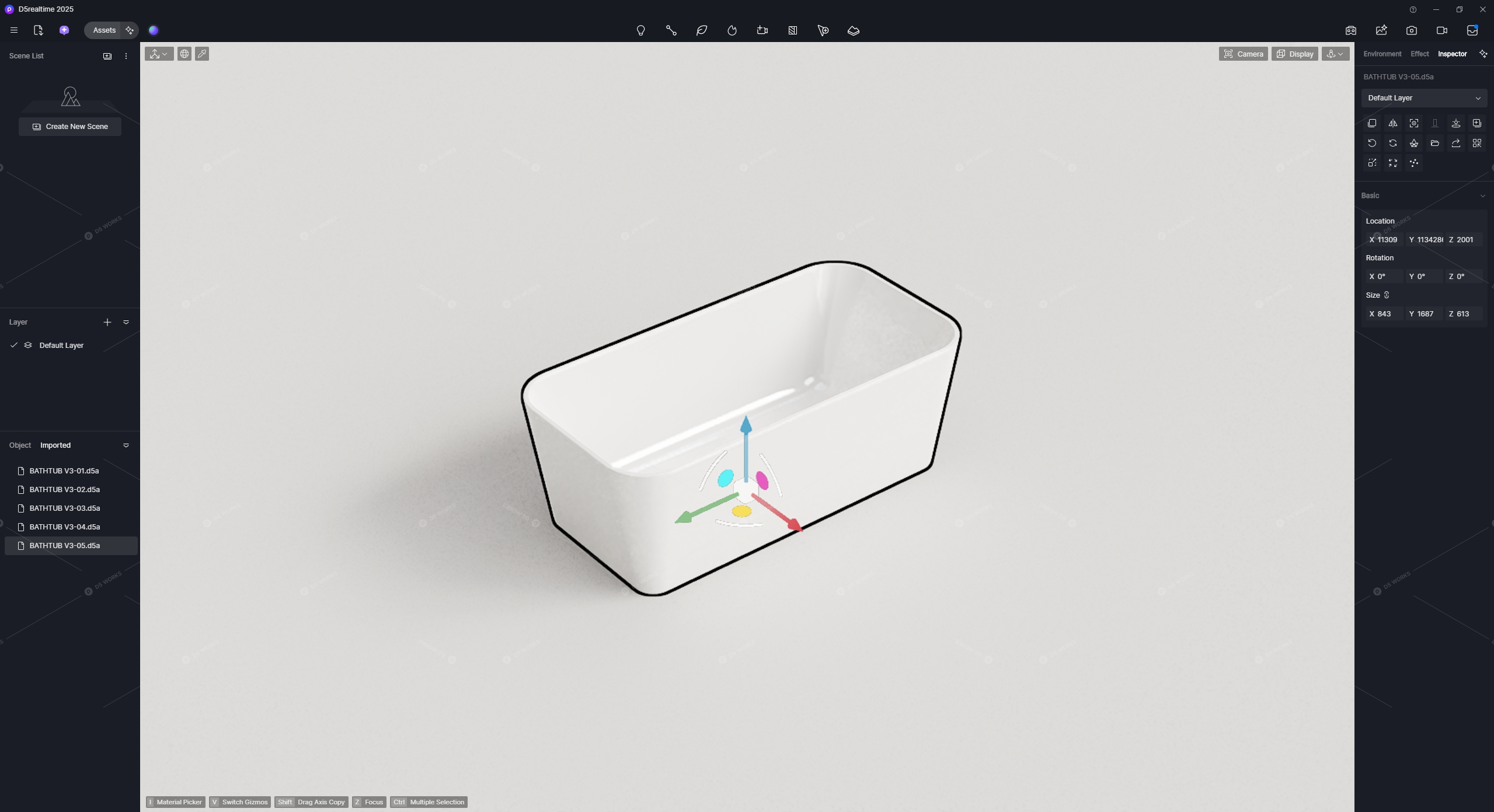 Bathtubs 3D Models 2