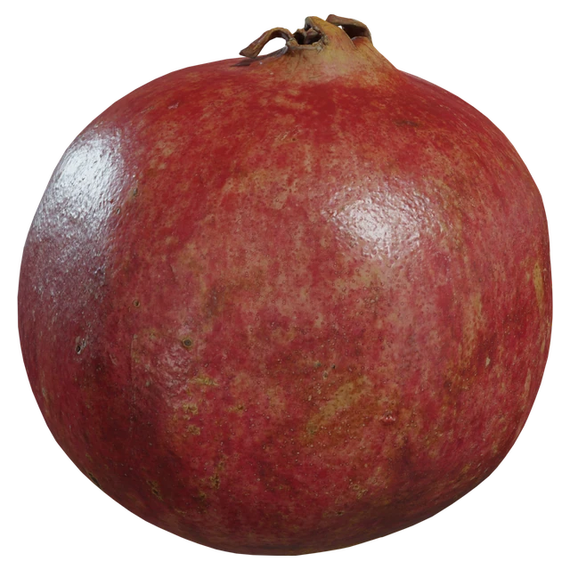 Photorealistic Whole Pomegranate Fruit 3d model