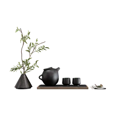 Tabletop tea set 08 3d model
