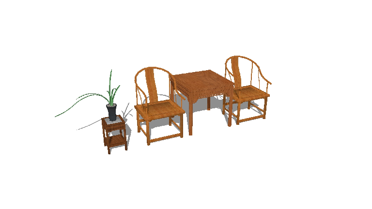 Chinese Leisure Table & Chair Set