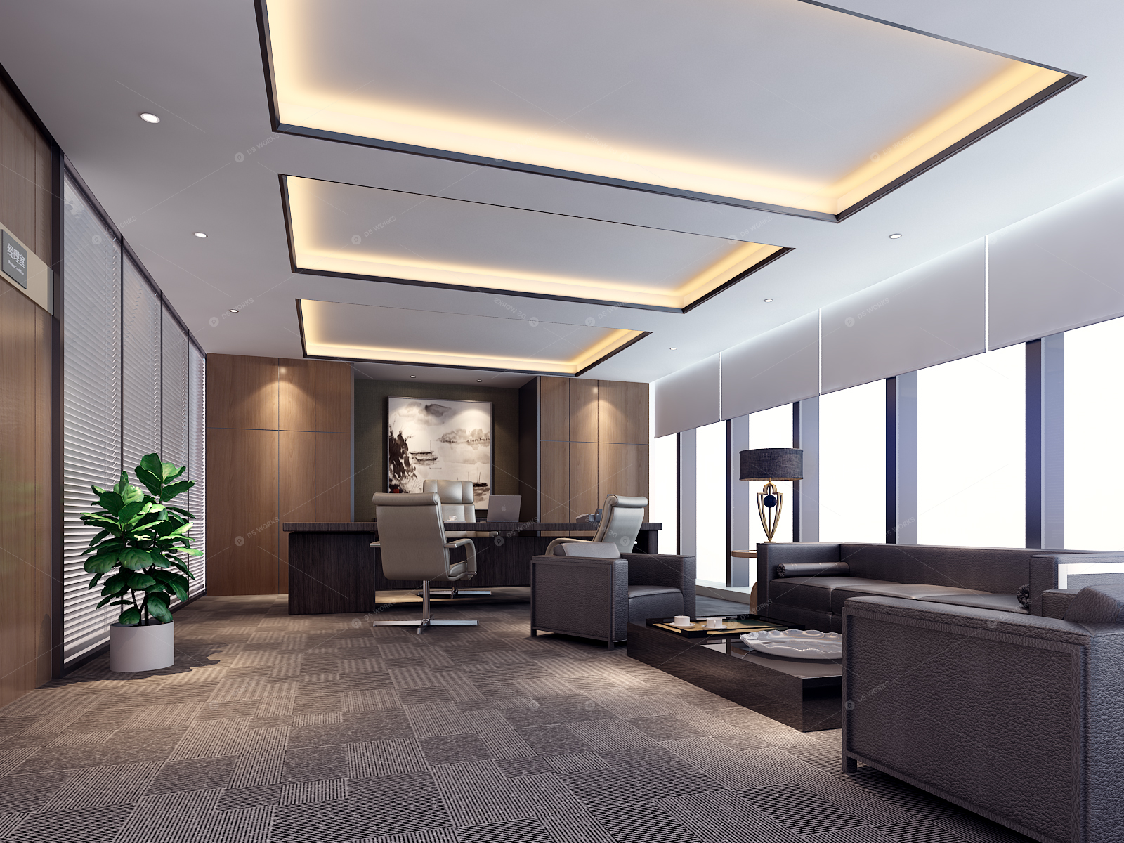 Office Spaces 3D Models
