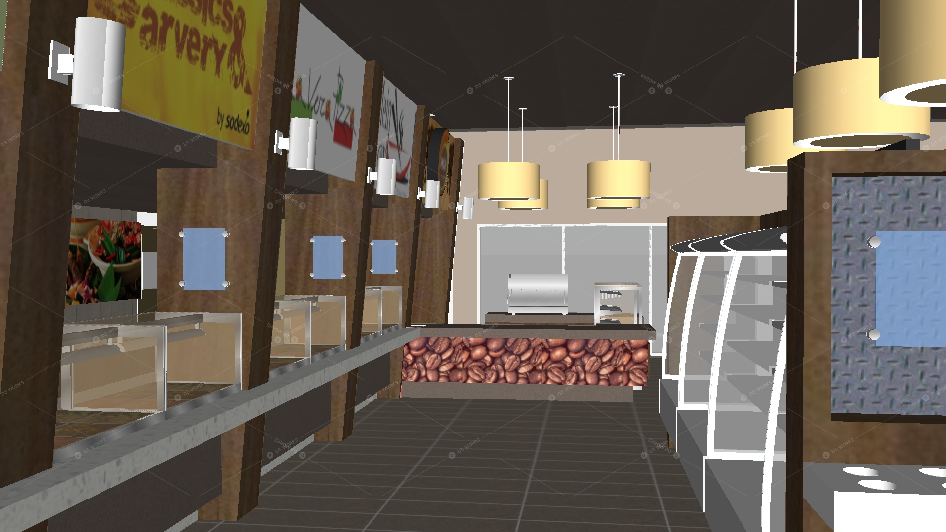 Restaurant Spaces 3D Models 11