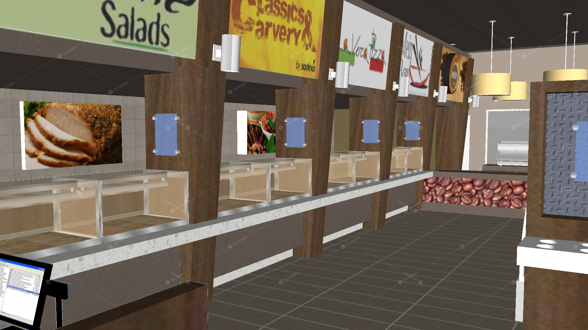 Restaurant Spaces 3D Models 16