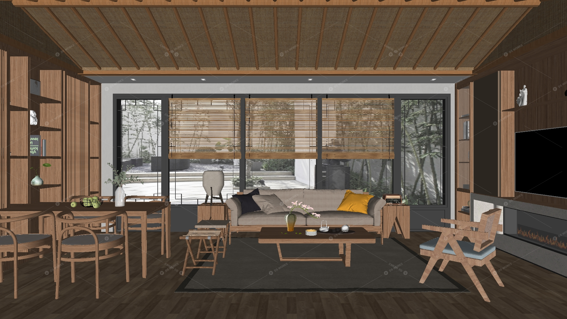 Living & Dining Rooms 3D Models
