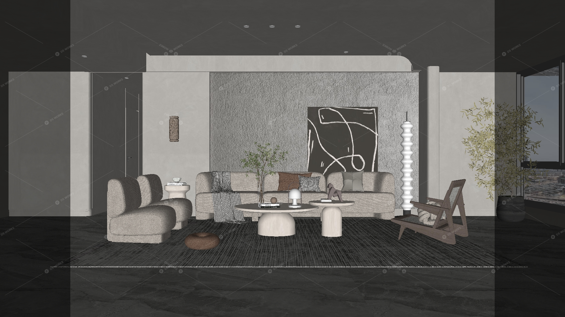 Living Rooms 3D Models