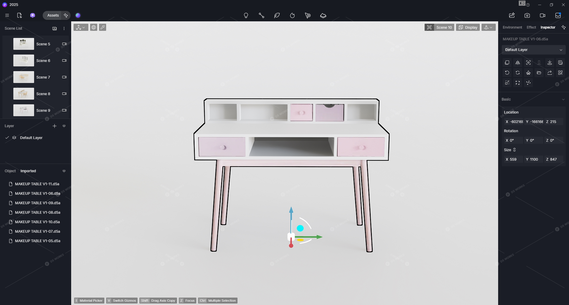 Tables/Side Tables 3D Models 3
