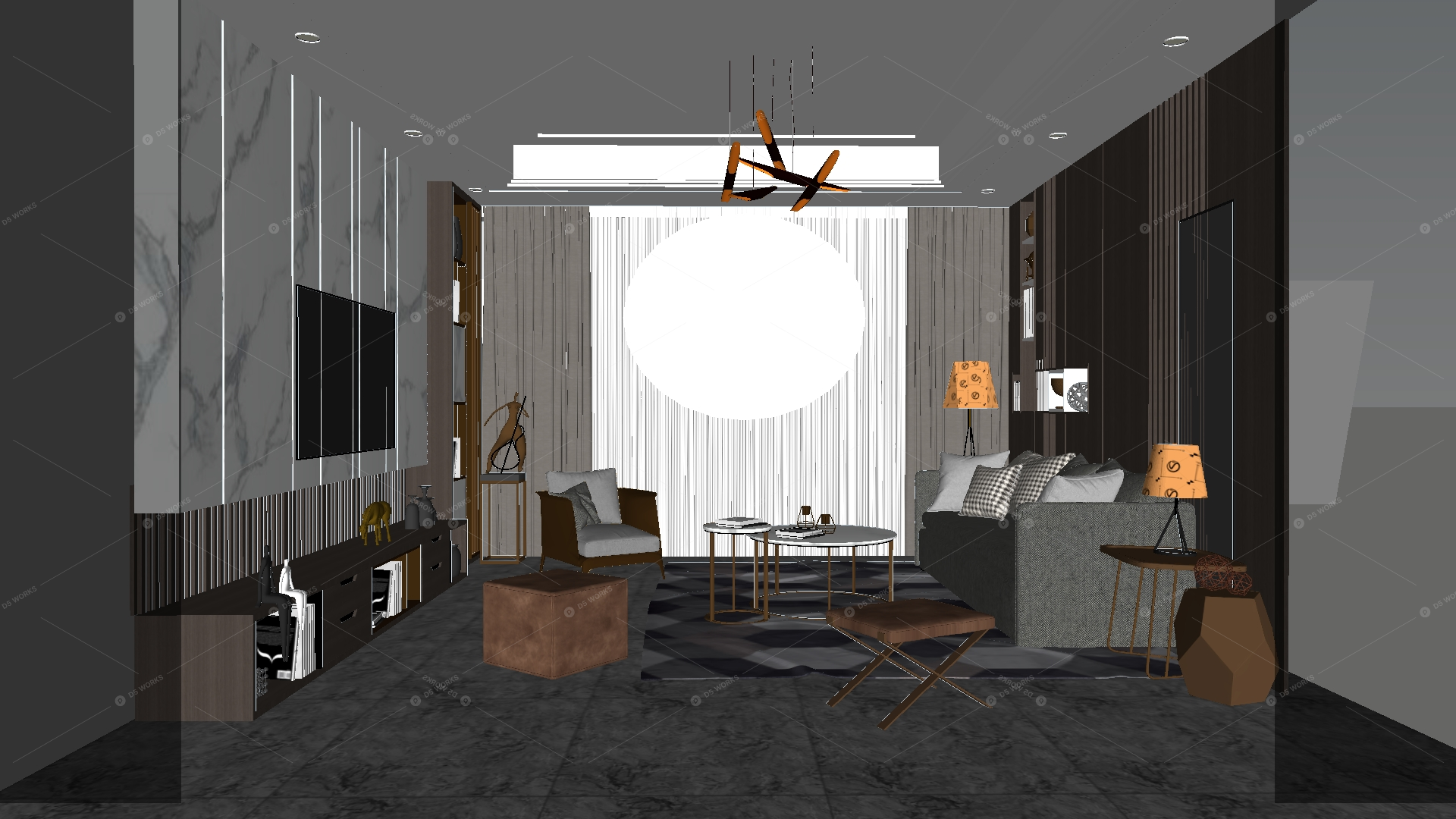 Living Rooms 3D Models