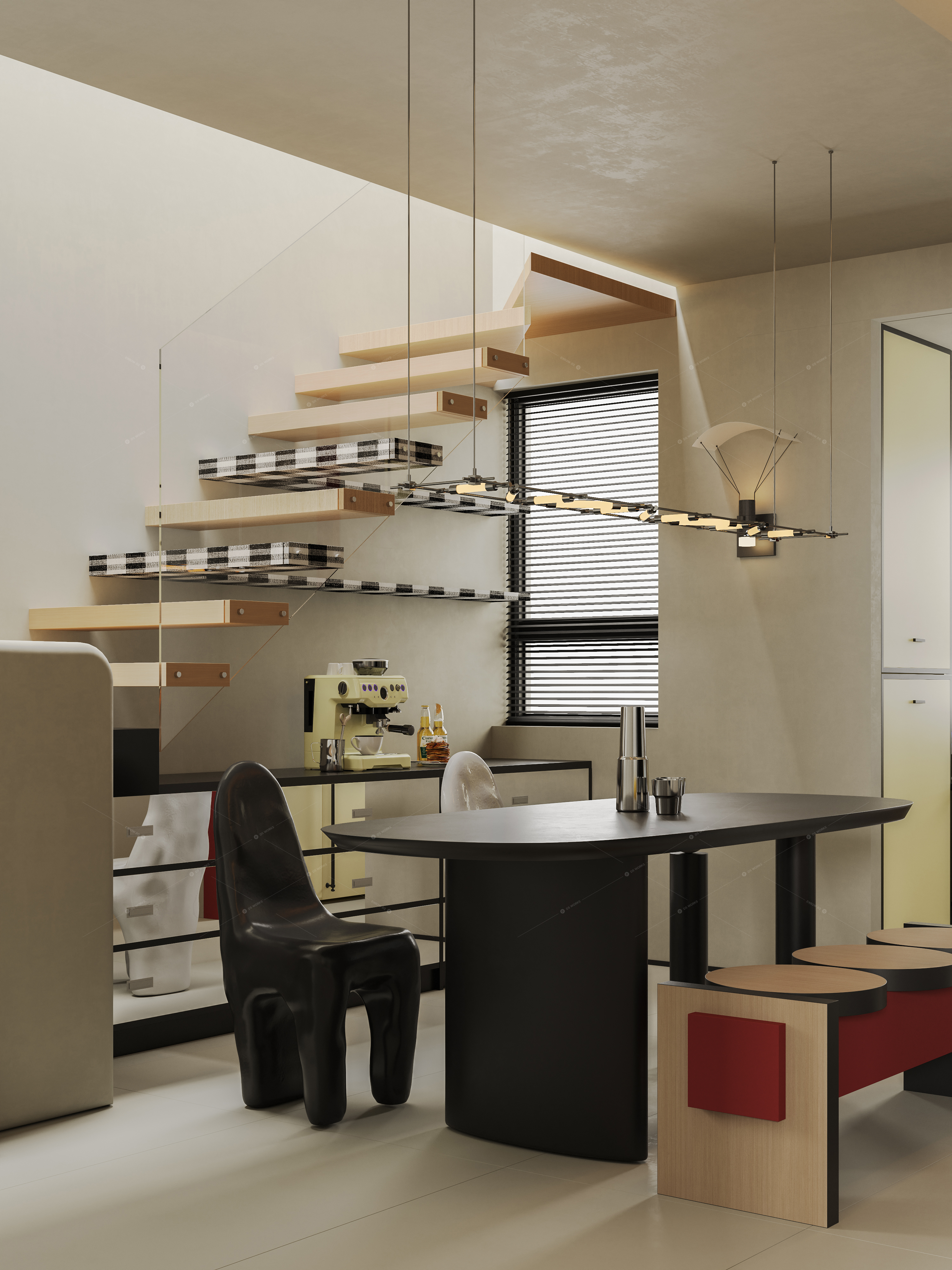 Living & Dining Rooms 3D Models 2
