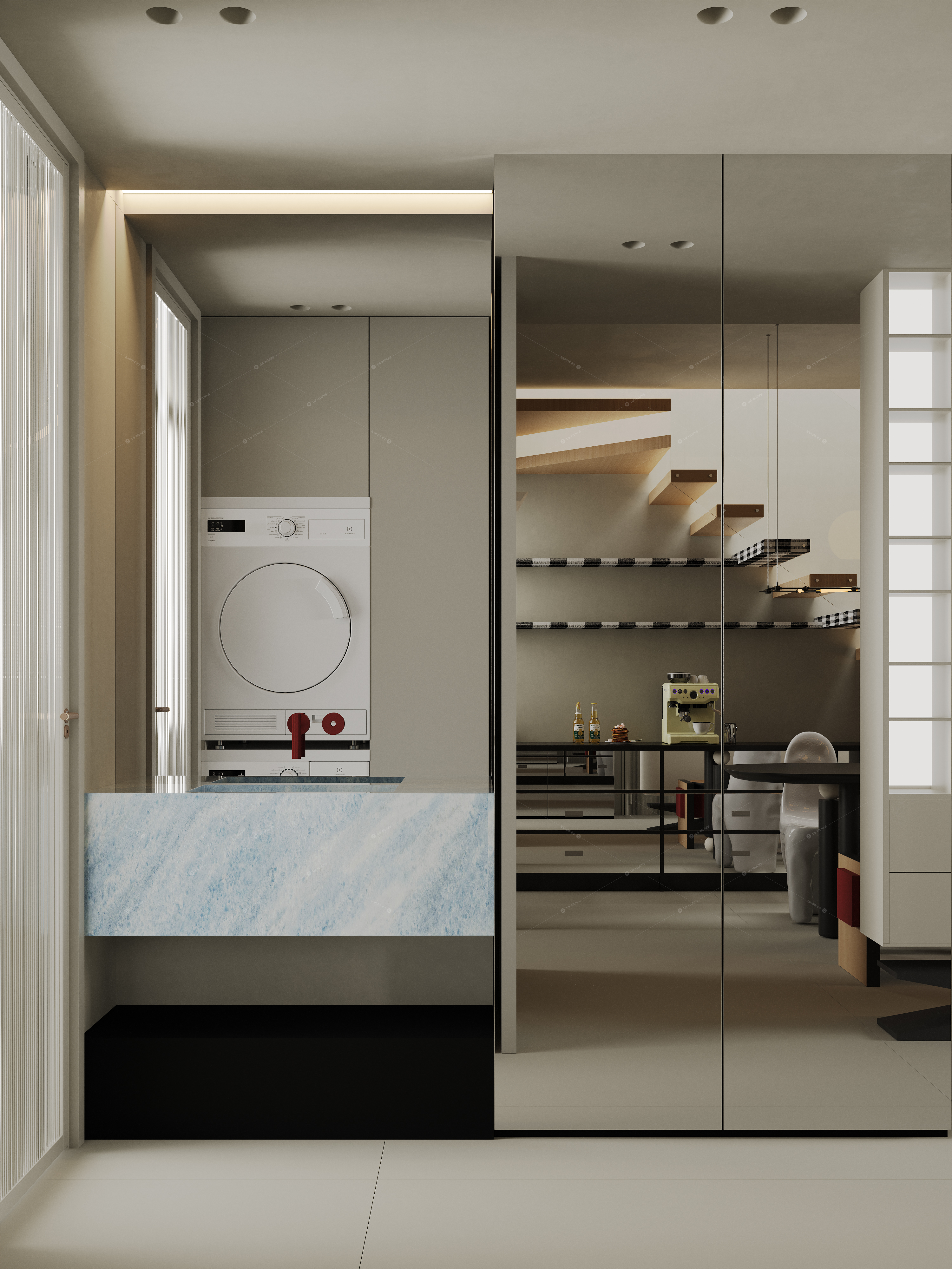 Living & Dining Rooms 3D Models 9