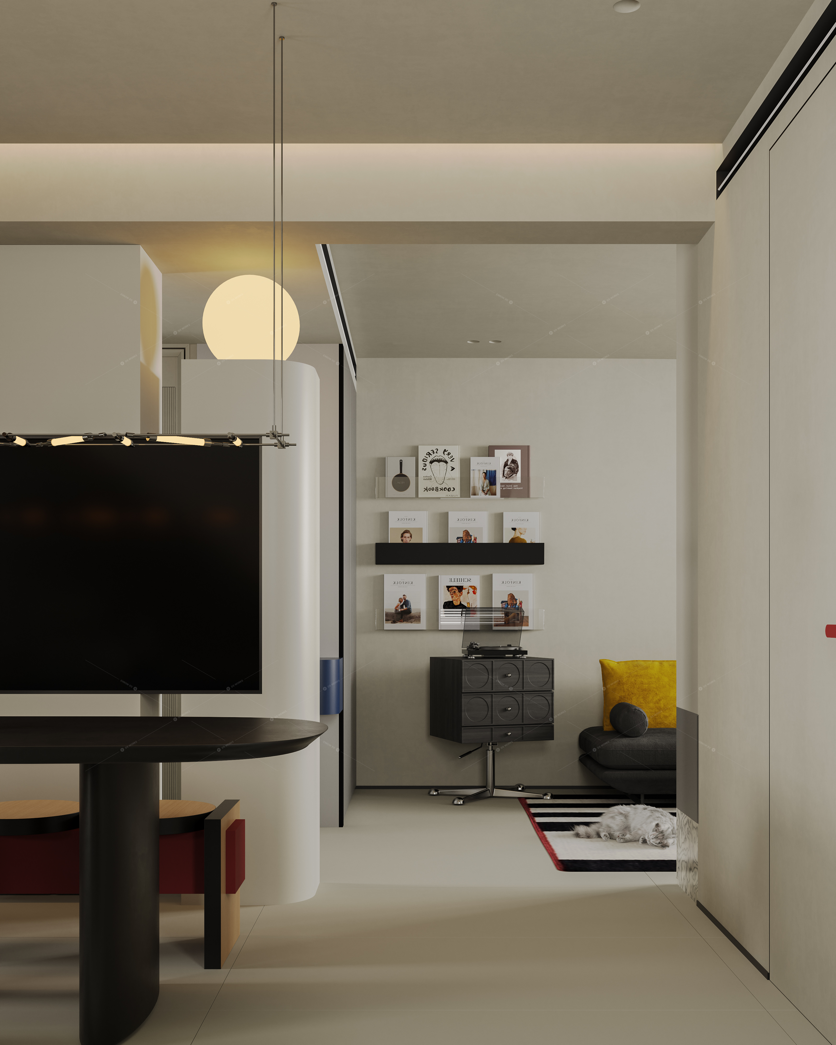 Living & Dining Rooms 3D Models 6