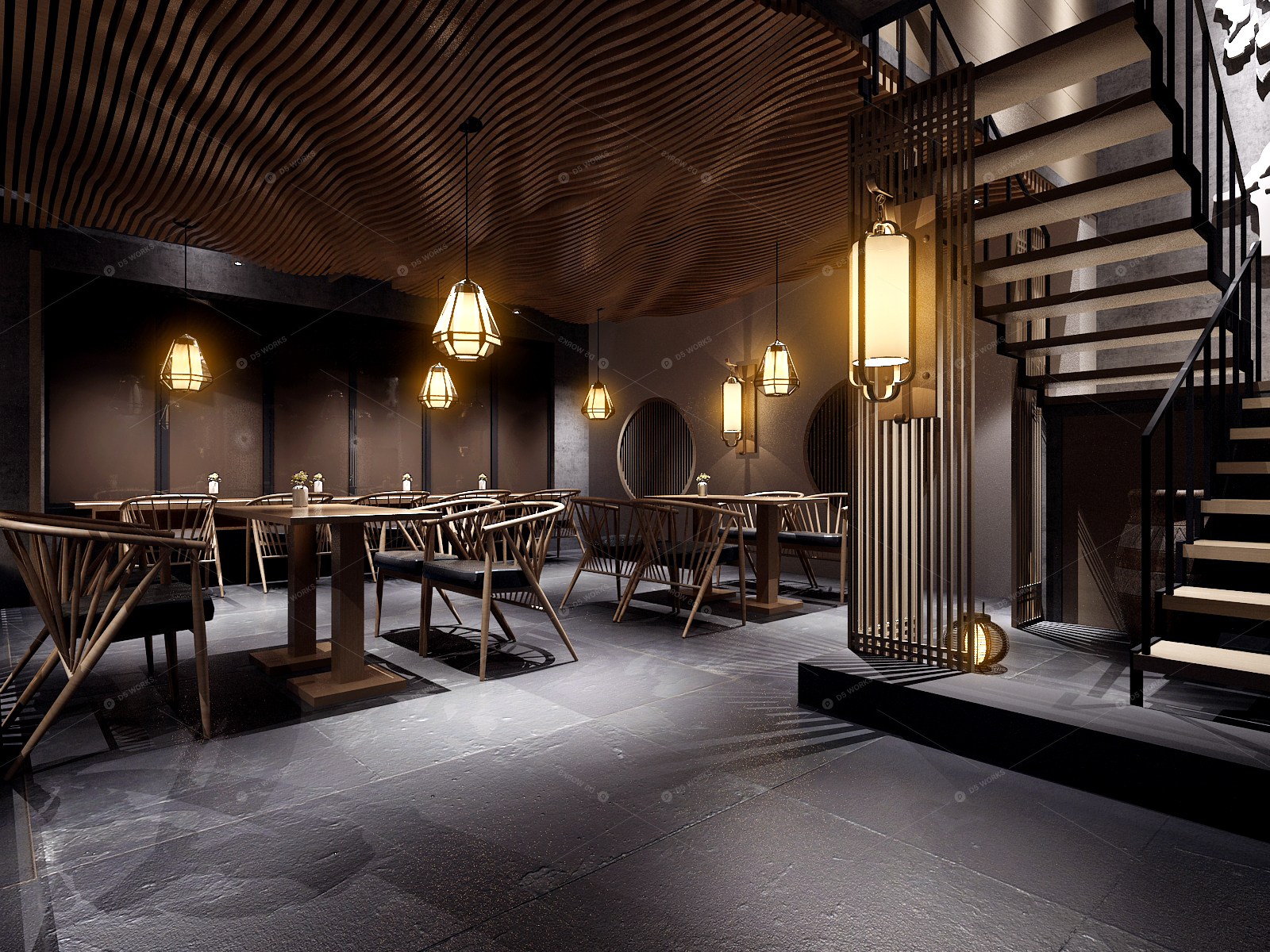 Restaurant Spaces 3D Models