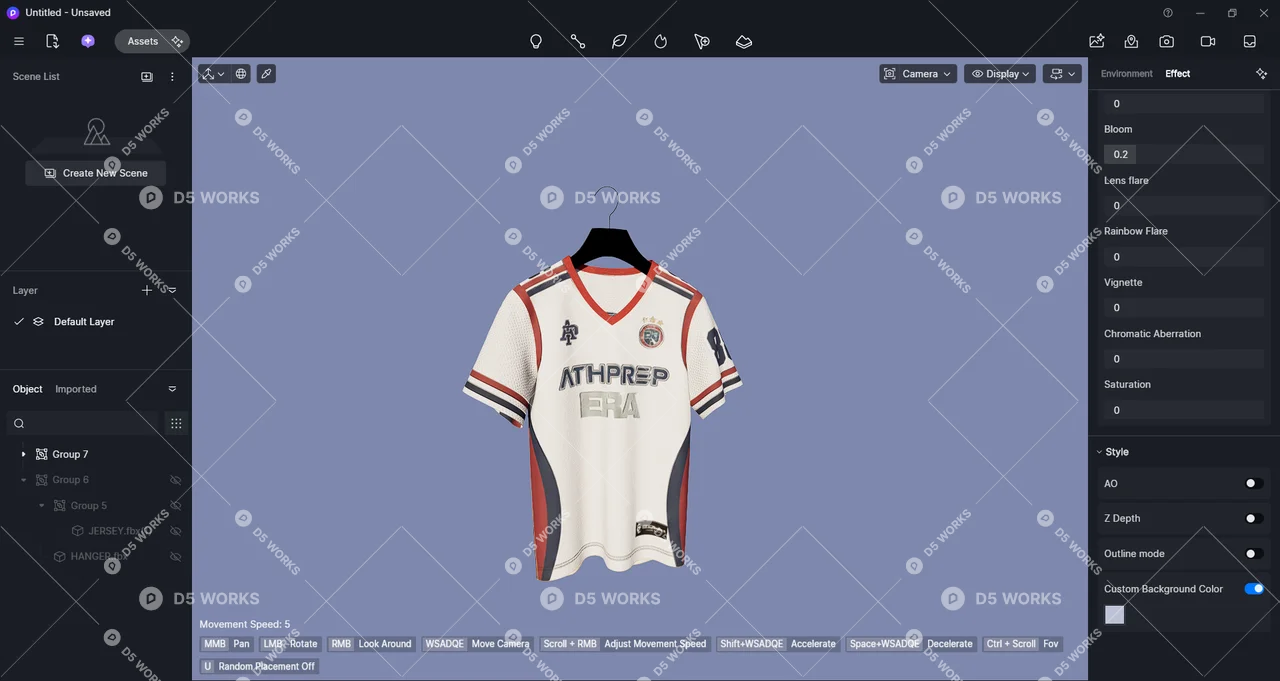Clothes 3d model thumbnail 2