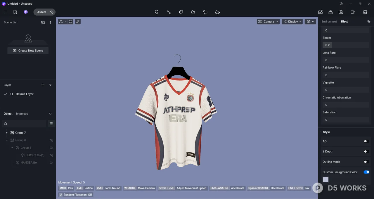 Clothes 3d model thumbnail 2