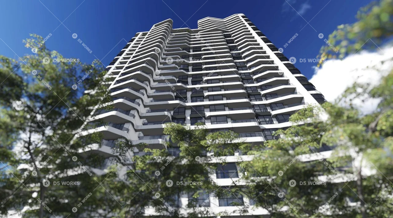 High-Rise Residence 3d model thumbnail 4