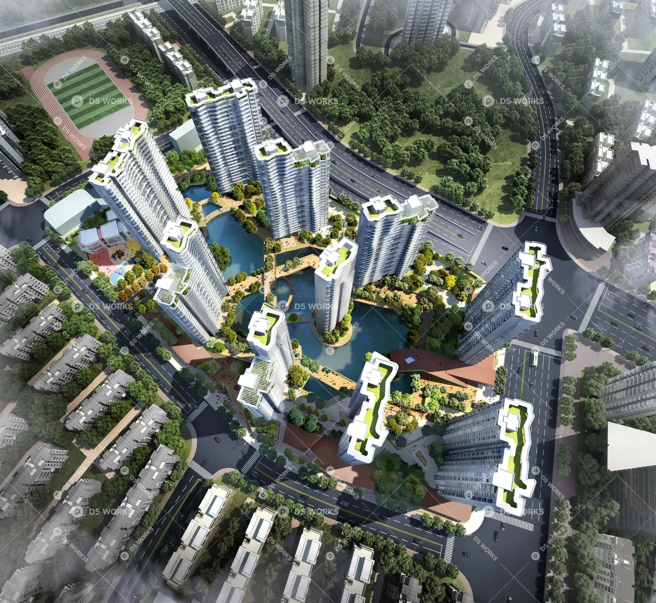 High-Rise Residence 3d model thumbnail 3