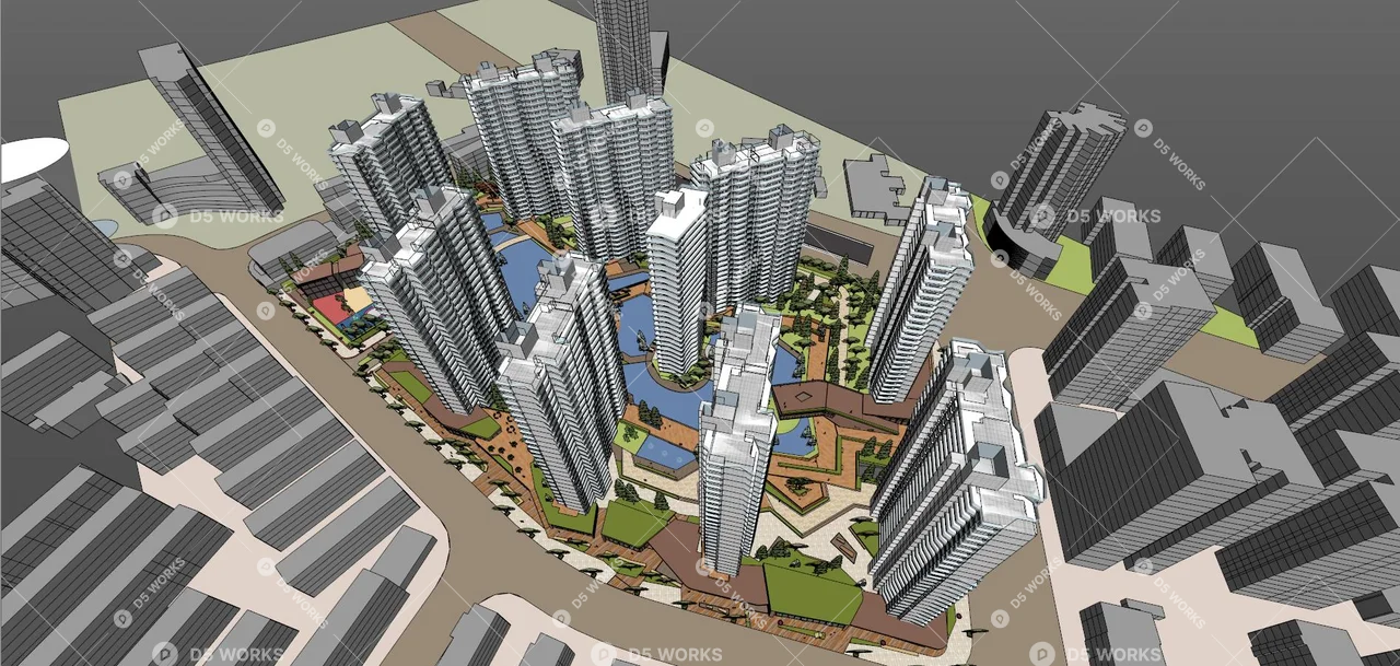 High-Rise Residence 3d model thumbnail 5