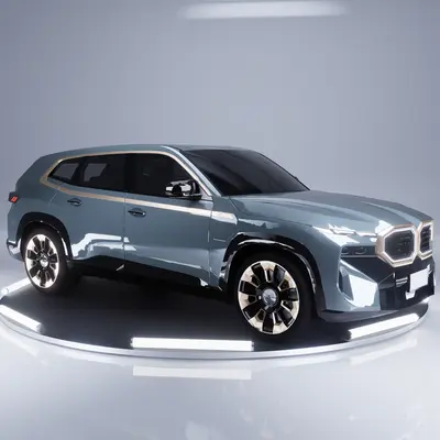 Modern Metallic SUV Concept 3d model