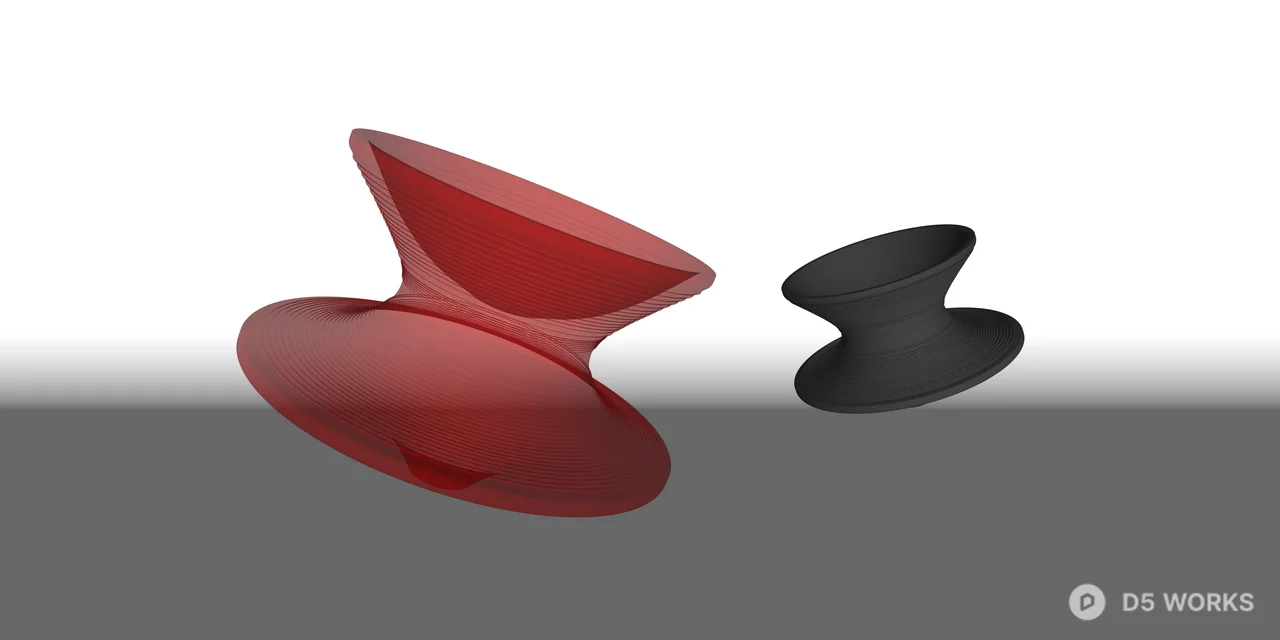 Modern swivel recliner 3d model thumbnail 2