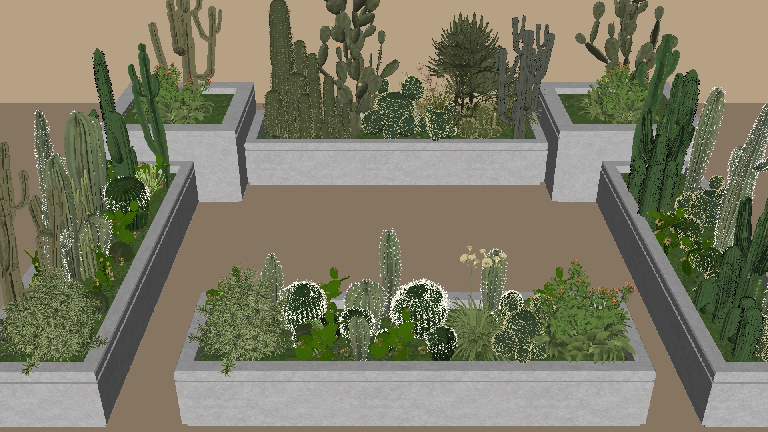 Modern Potted Plant