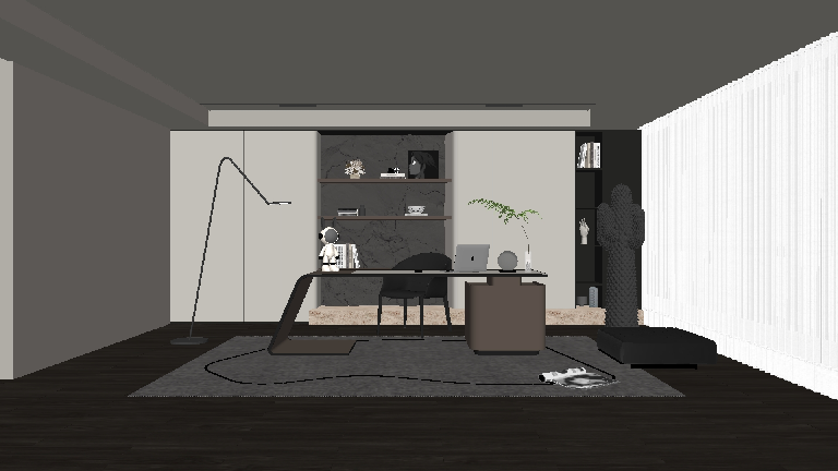 Modern Study Room