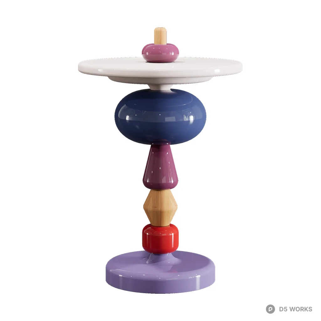 Shuffle Side Table 3d model - Image 1