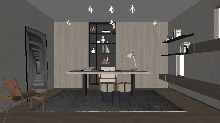 Modern Study Room