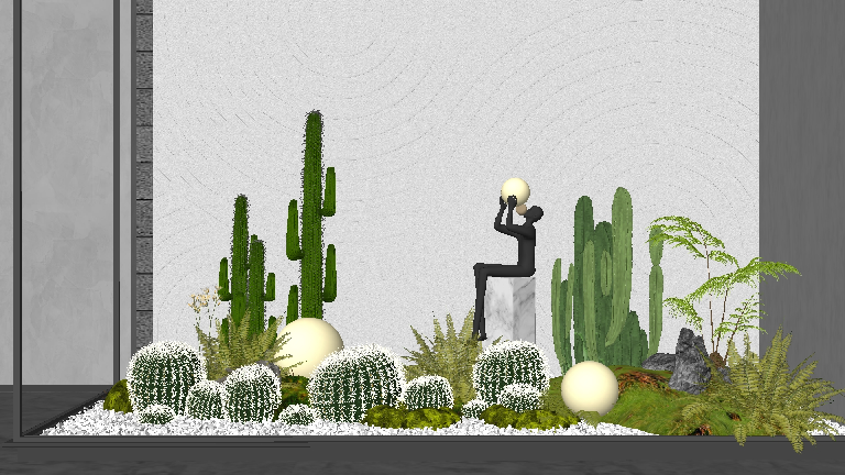 Modern Potted Plant