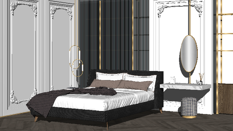 Modern Double Bed