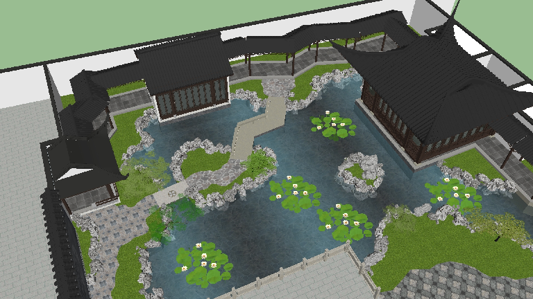 Chinese Courtyard Landscapes