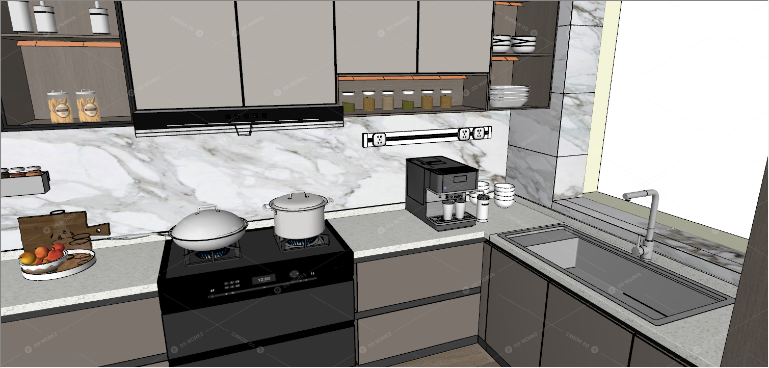 Kitchens 3D Models 4