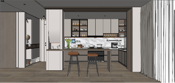 Modern Open Kitchen