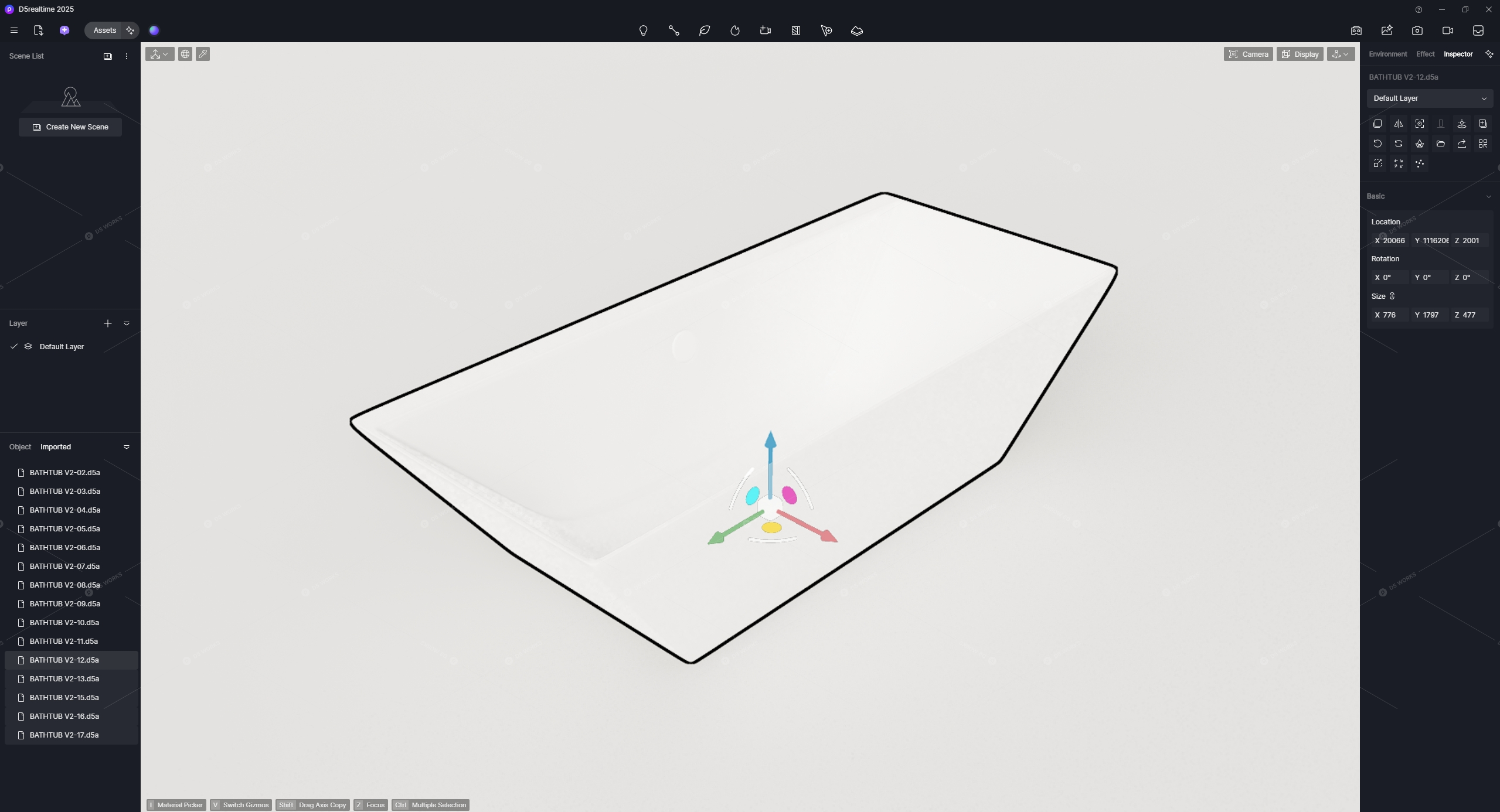 Bathtubs 3D Models 2
