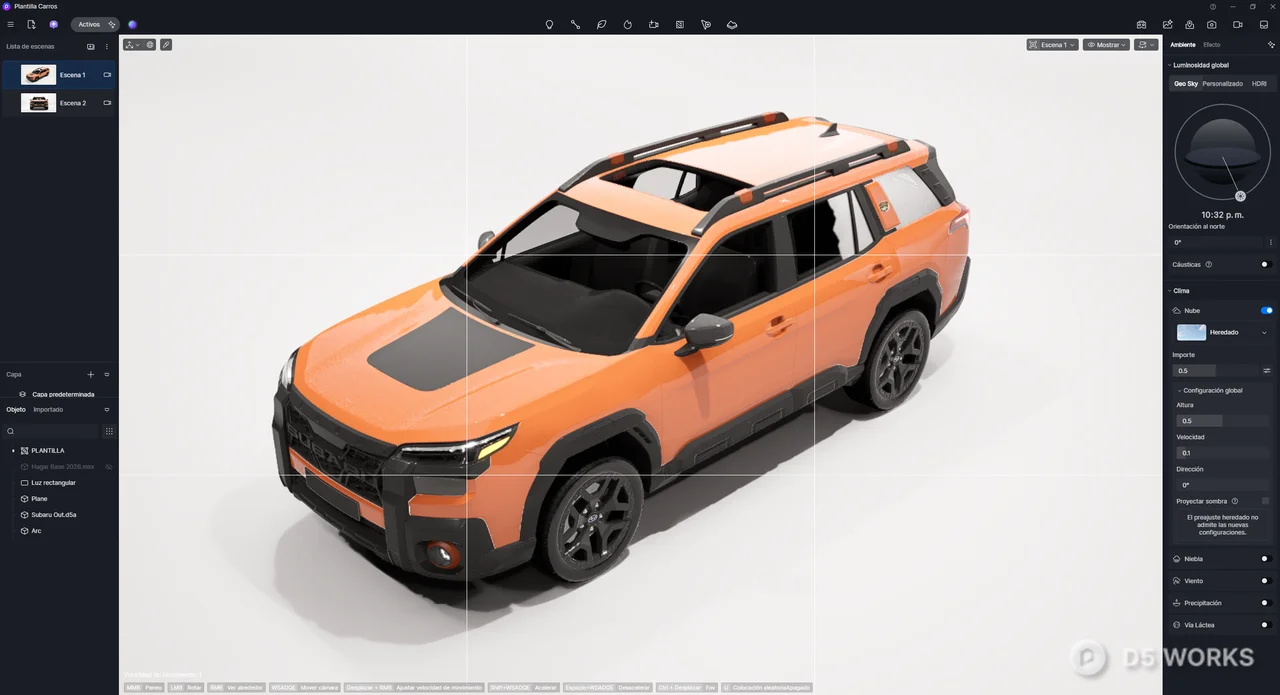 Car SUV 3d model thumbnail 3